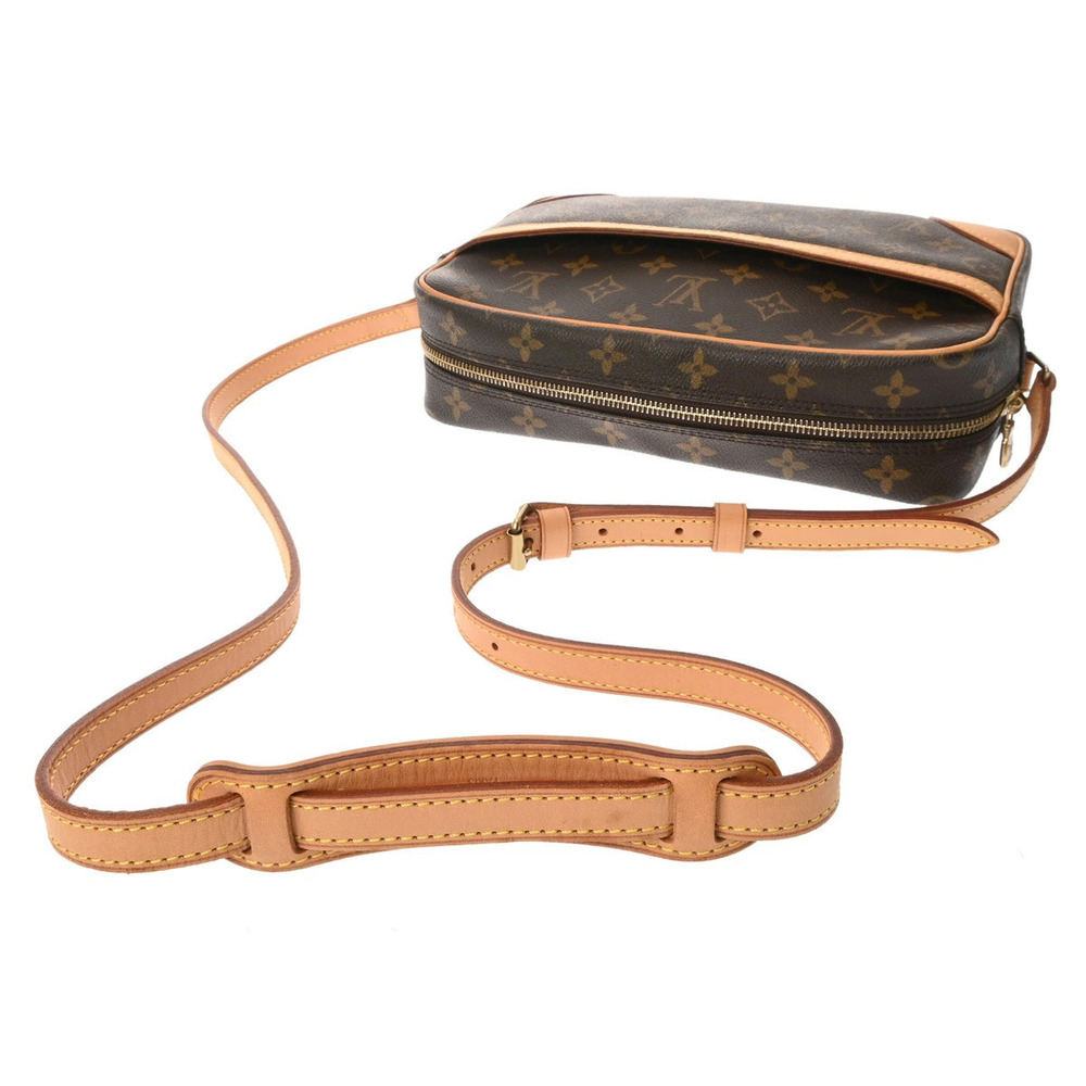 Louis Vuitton Monogram Brown Bag Canvas Trocadero Shoulder Brown